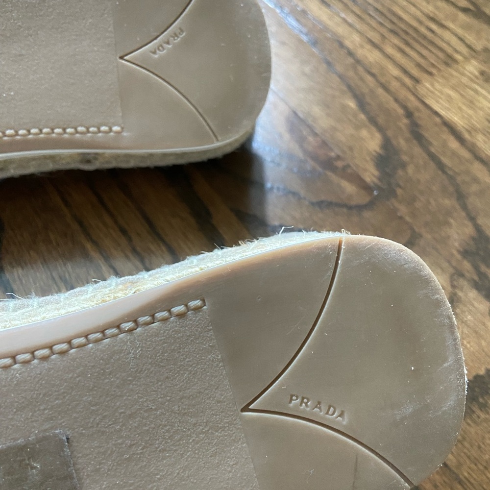Authentic Prada suede platform espadrilles size 36 - Picture 11 of 13